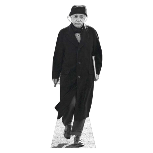Albert Einstein Walking Cardboard Cutout