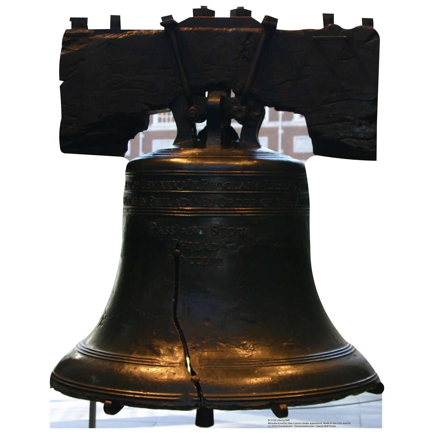 Liberty Bell Cardboard Cutout