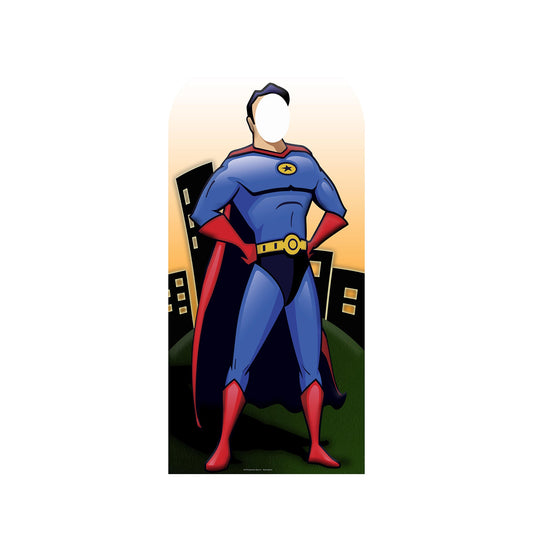 Superhero Stand In Cardboard Cutout