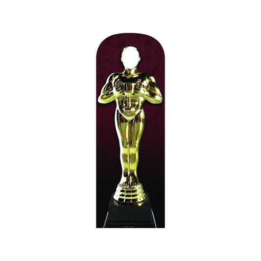 Award Statue Stand In Cardboard Cutout