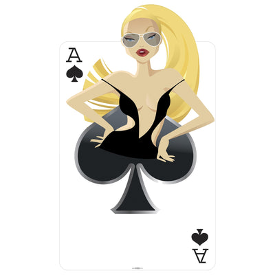Spades Babe Cardboard Cutout