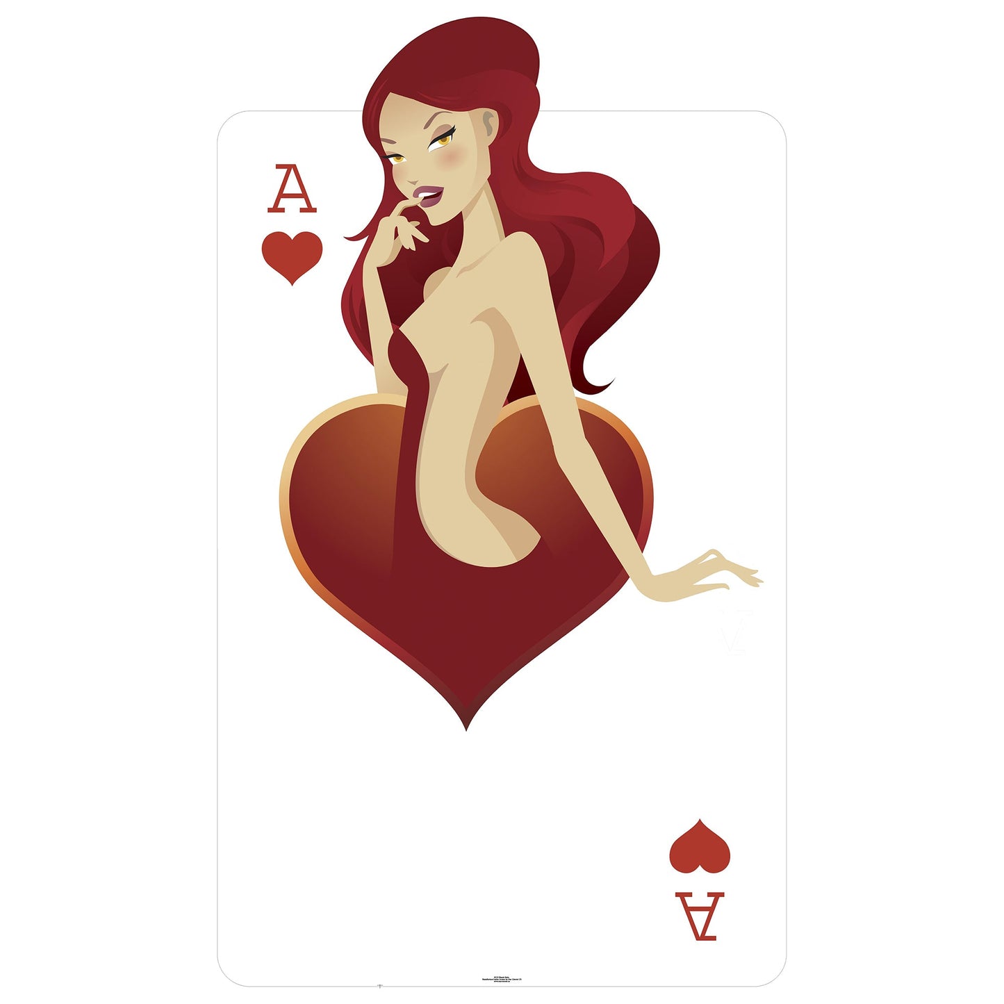 Hearts Babe Cardboard Cutout