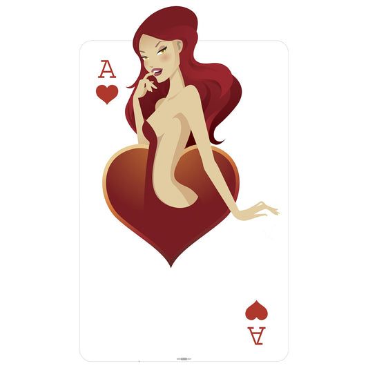 Hearts Babe Cardboard Cutout