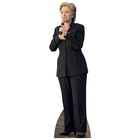 Hillary Clinton Black Suit Cardboard Cutout