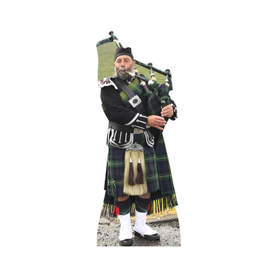 Scottish Bag Piper Cardboard Cutout