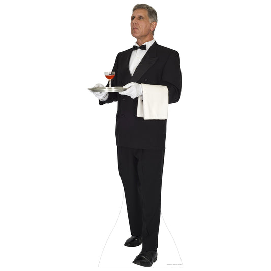 Head Butler Cardboard Cutout