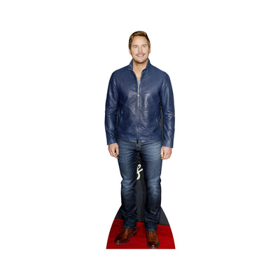 Chris Pratt Blue Jacket Cardboard Cutout