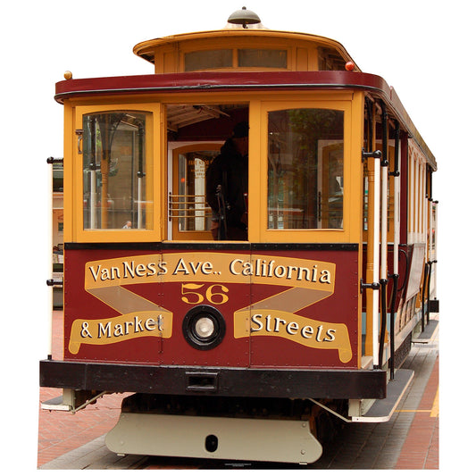 San Francisco Cable Car Cardboard Cutout