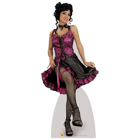 Can -Can Girl Cardboard Cutout