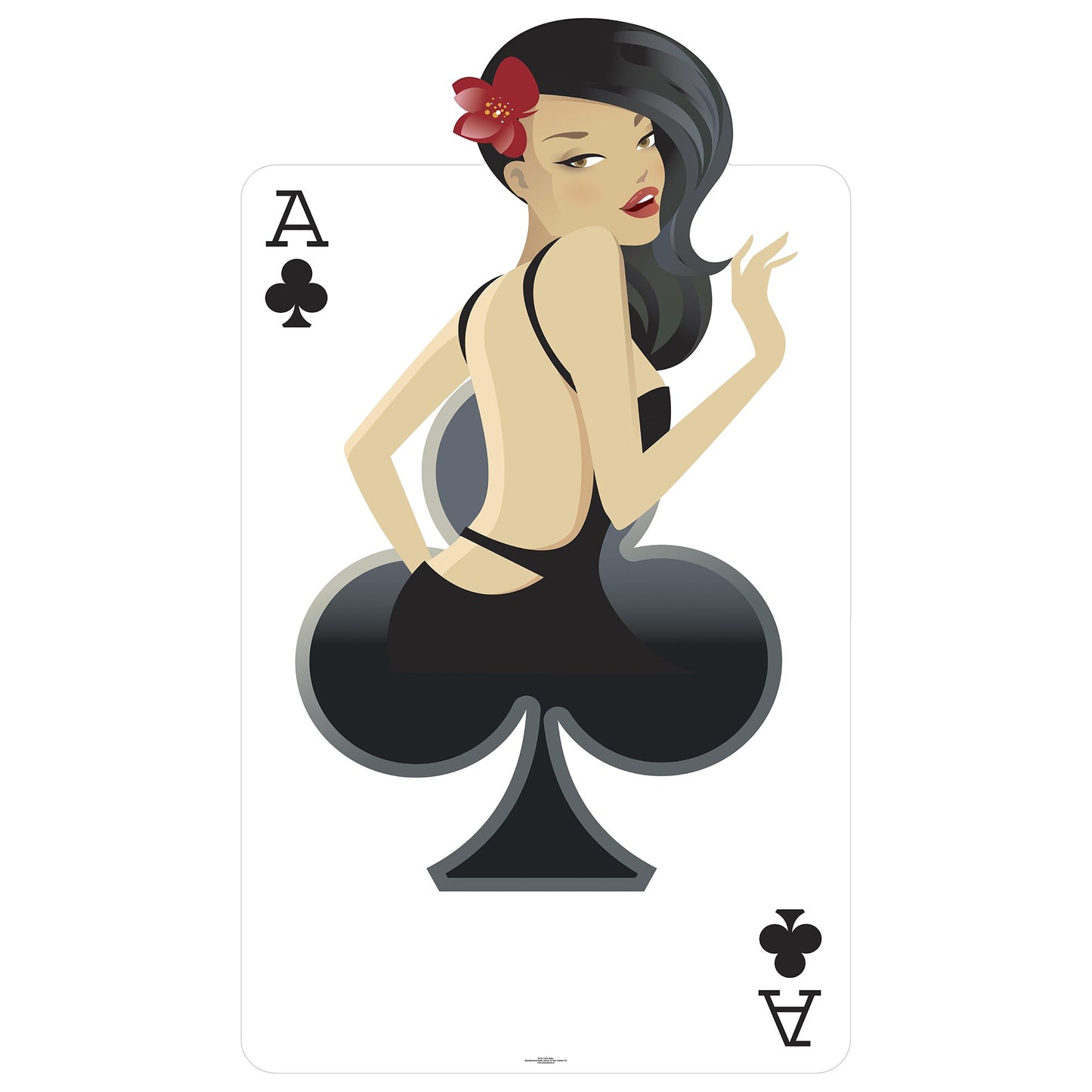 Clubs Babe Cardboard Cutout