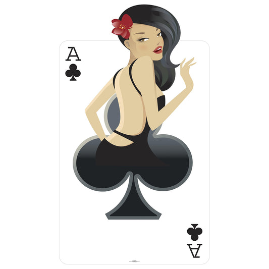 Clubs Babe Cardboard Cutout