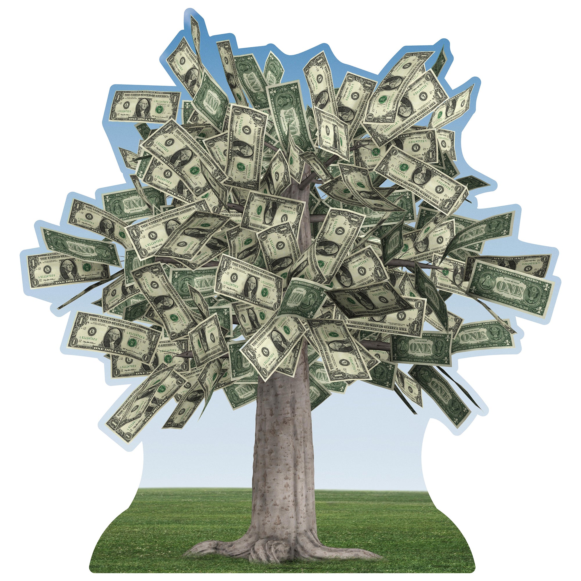 Money Tree Cardboard Cutout Free Shipping – Life Size Custom Cutouts