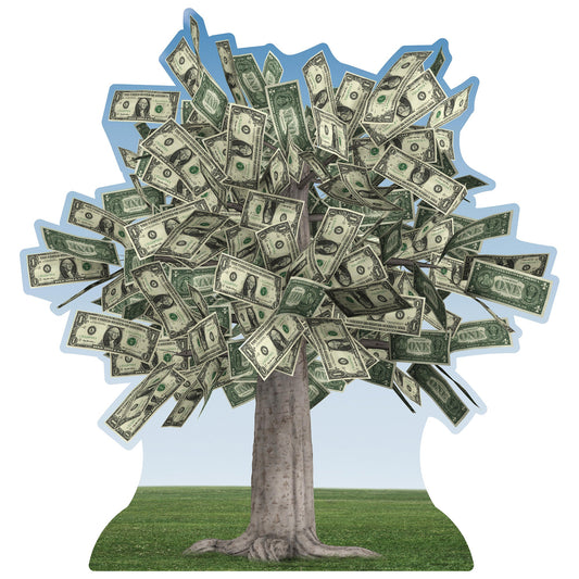 Money Tree Cardboard Cutout