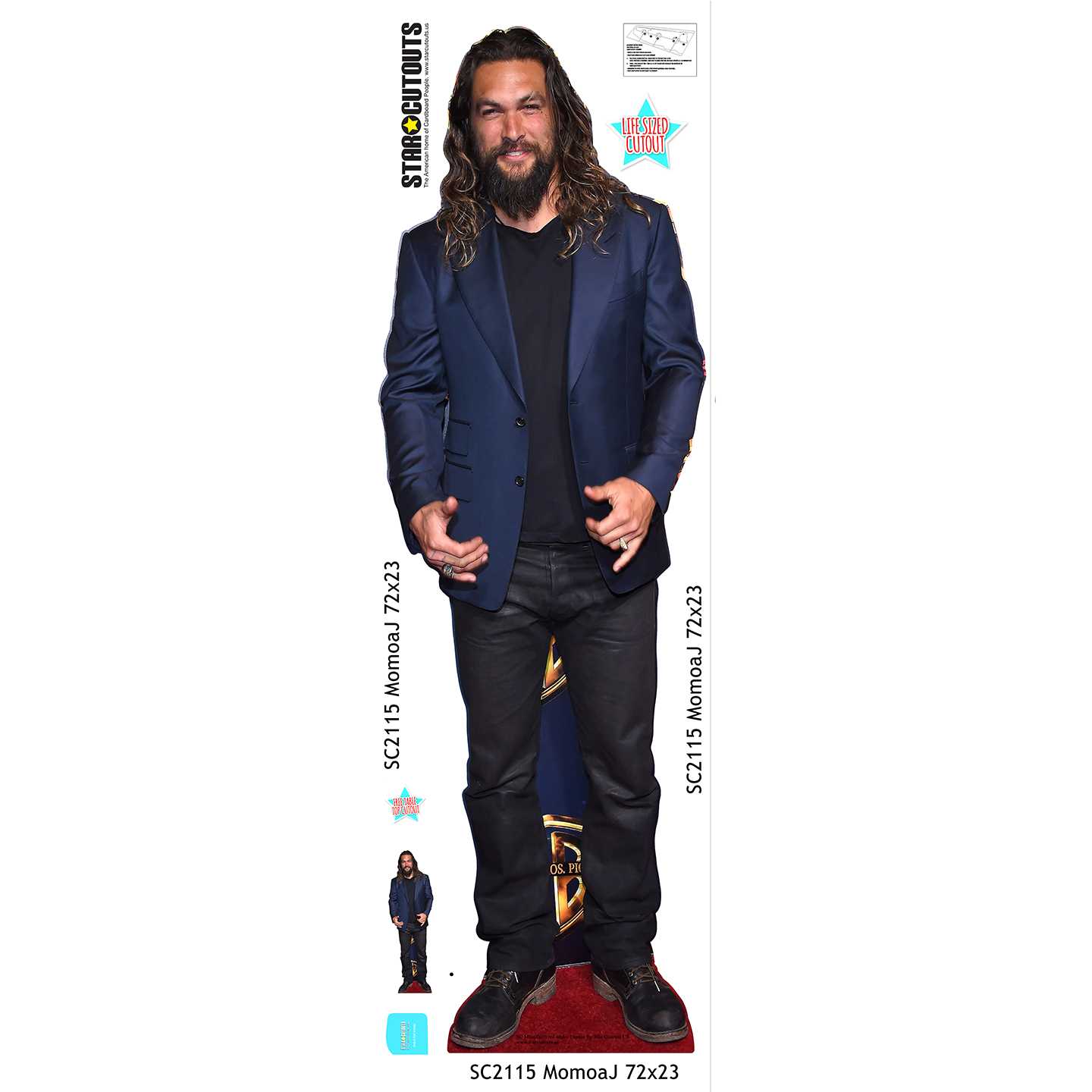 Jason Momoa Cardboard Cutout