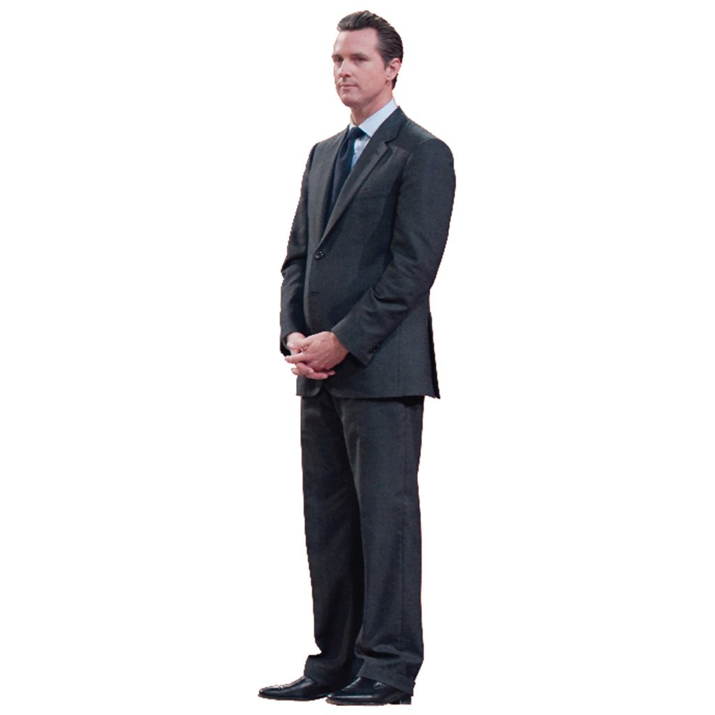 CA Governor Gavin Newsom Cardboard Cutout