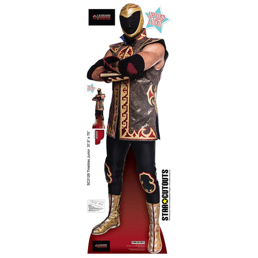 Tinieblas Junior Luchadore Cardboard Cutout