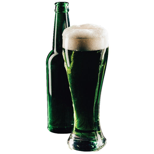 Green Pint & Bottle Cardboard Cutout