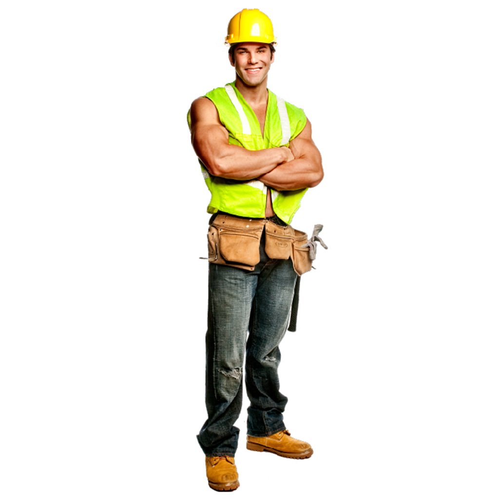 Chippendale Construction Worker Cardboard Cutout