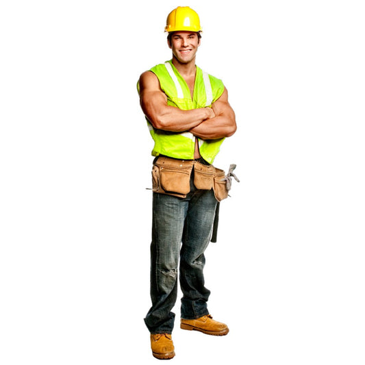 Chippendale Construction Worker Cardboard Cutout