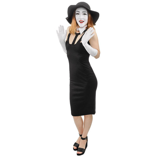 Female Mime Cardboard Cutout