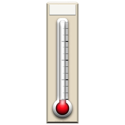 Fundraising Thermometer Cardboard Cutout
