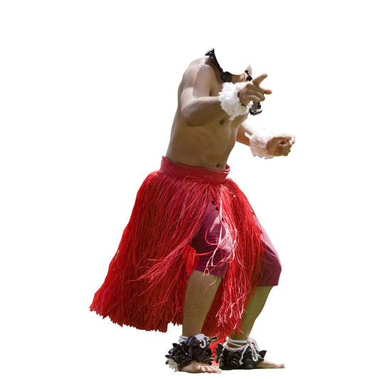 Hula Dancer Male Cardboard Cutout
