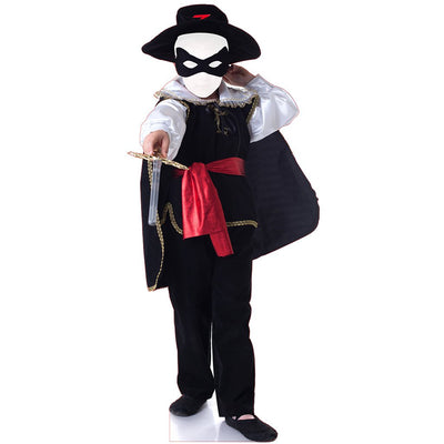 Zorro Child Stand In Cardboard Cutout