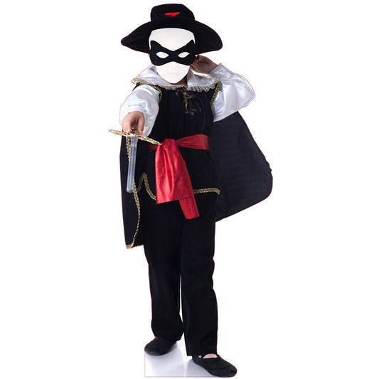 Zorro Child Stand In Cardboard Cutout