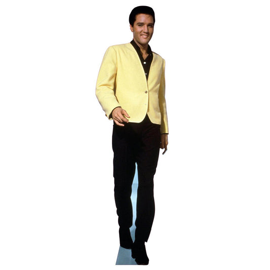 Elvis Yellow Coat Cardboard Cutout