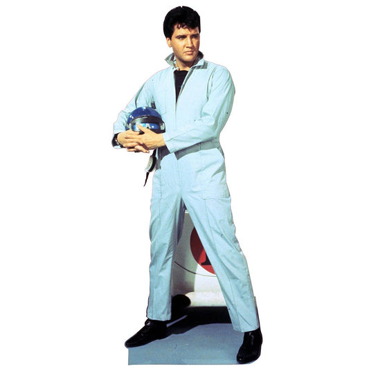 Elvis Race Car Driver Cardboard Cutout