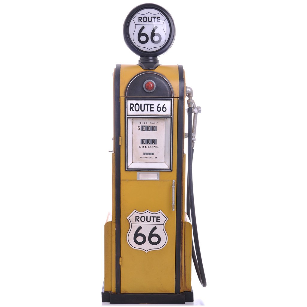 ROUTE 66 Gas Pump Cardboard Cutout