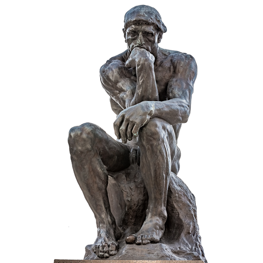 The Thinker Cardboard Cutout