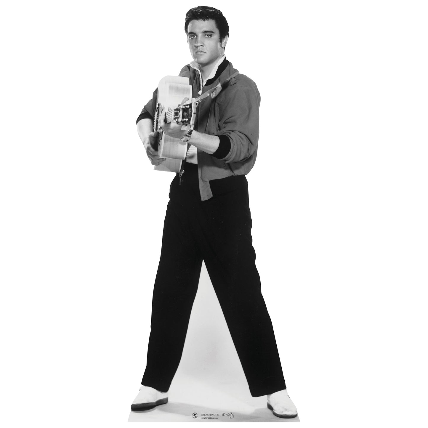Elvis Shooting Guitar Cardboard Cutout