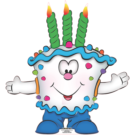 B'Day the Birthday Cake Cardboard Cutout