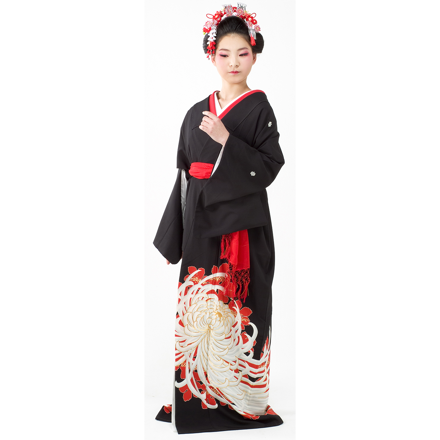 Japanese Geisha Girl Cardboard Cutout