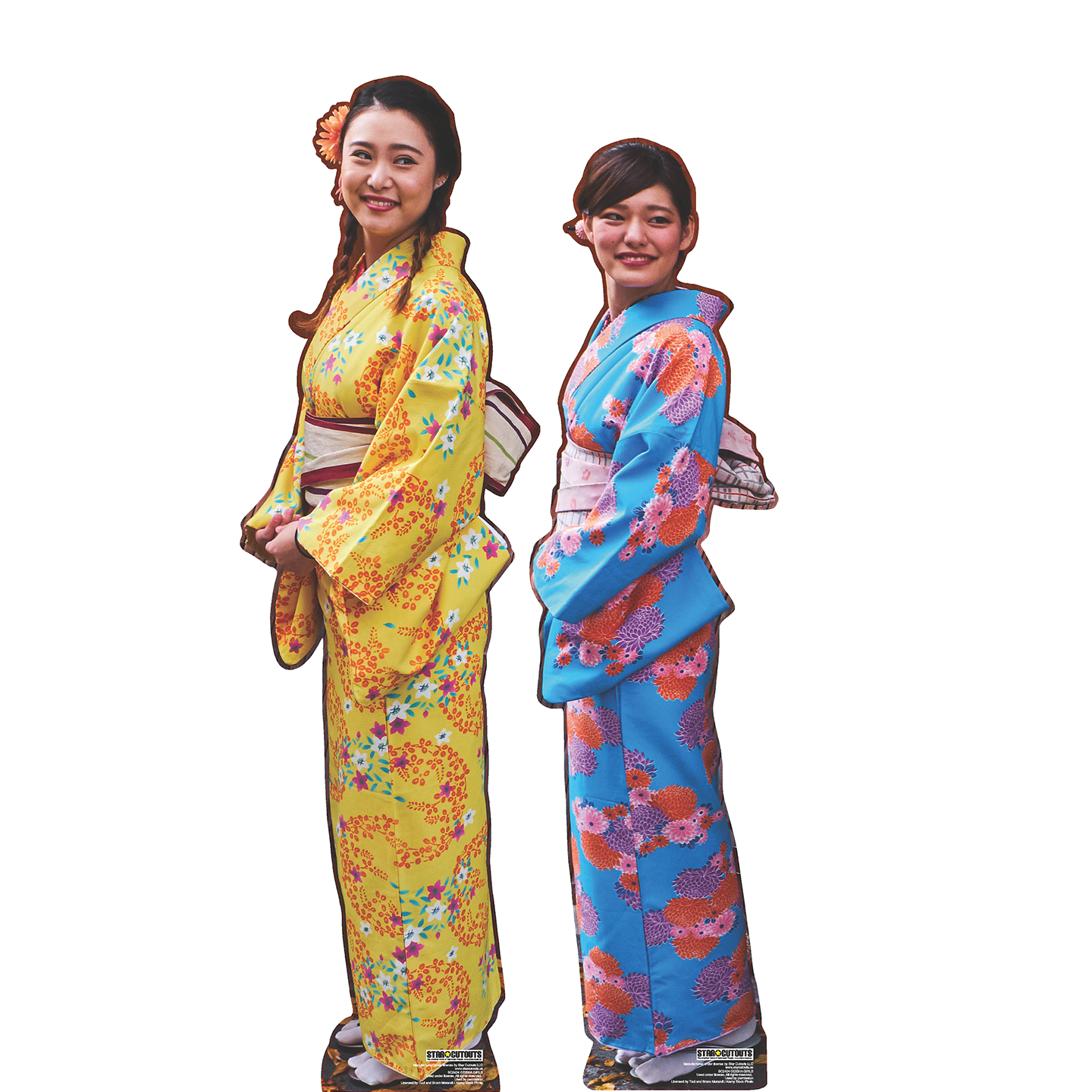 Geisha Girls Cardboard Cutout