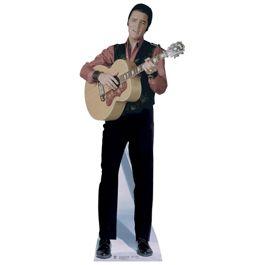 Elvis Presley Singing Cardboard Cutout