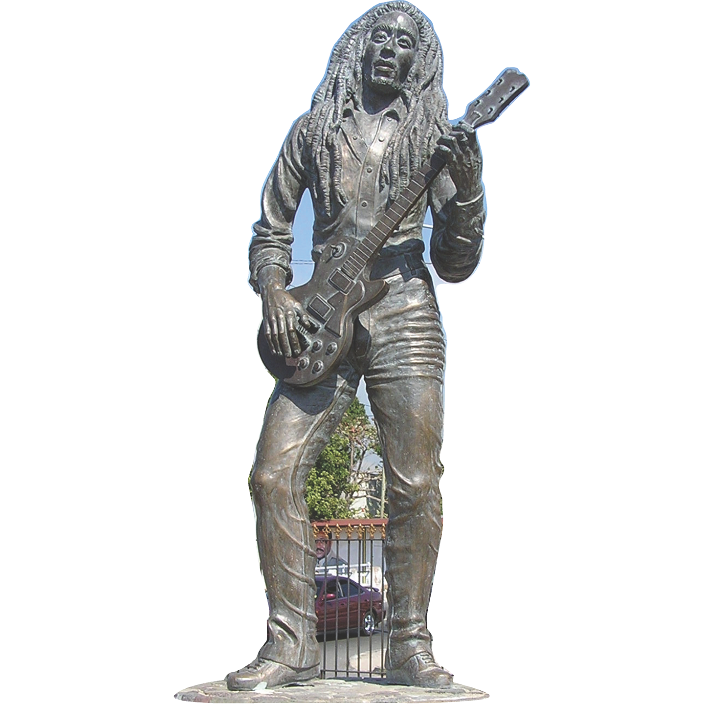 Bob Marley Statue Cardboard Cutout
