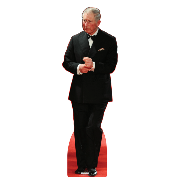 King Charles Red Carpet Cardboard Cutout