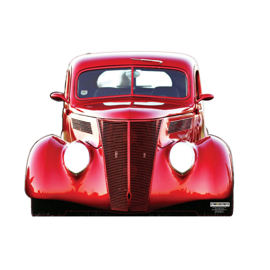Classic De Ville Red Car Cardboard Cutout