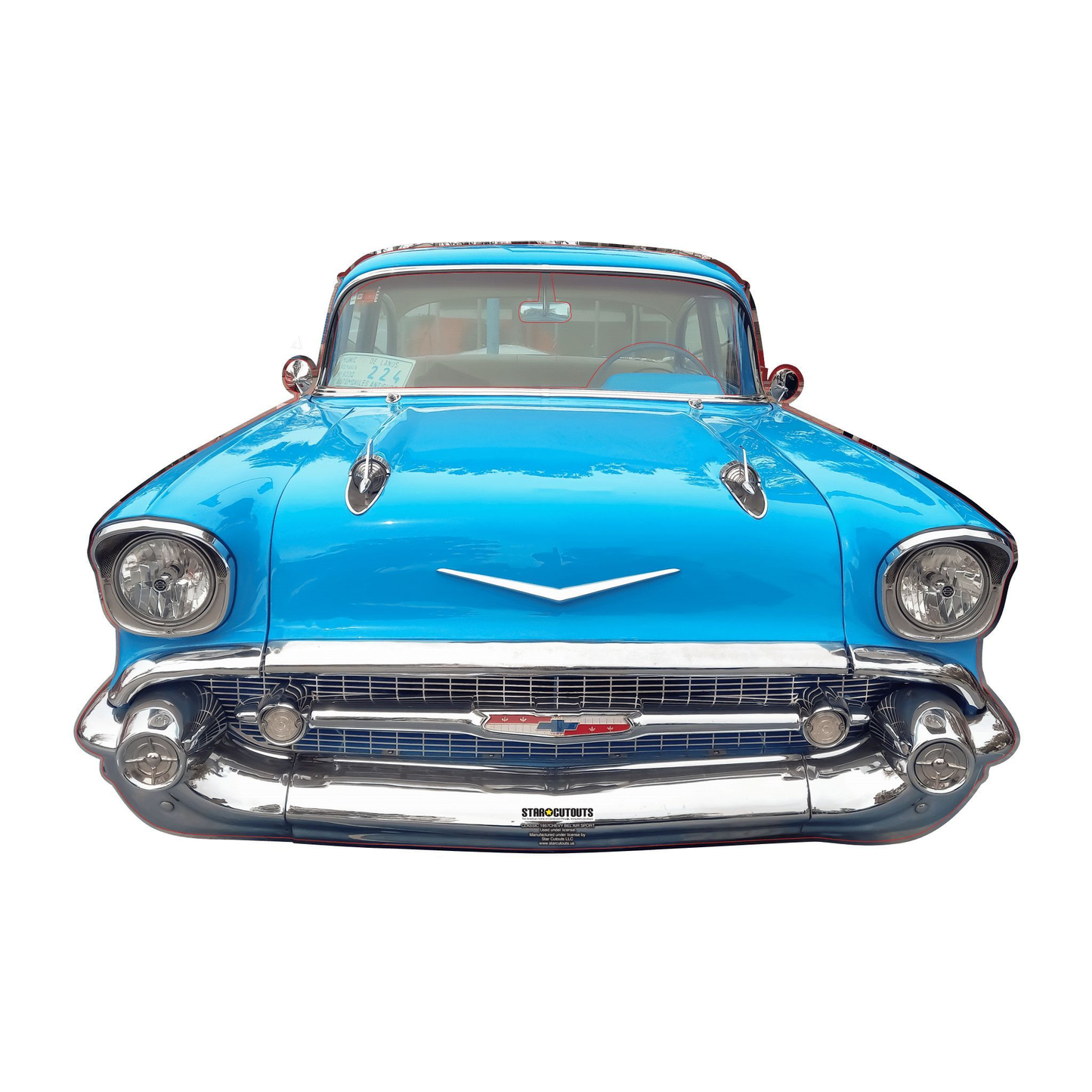 1957 Chevy Bel Air Sport Cardboard Cutout