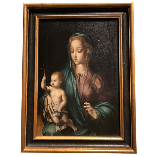 Da Vinci Mother Virgin Child Painting Cardboard Cutout