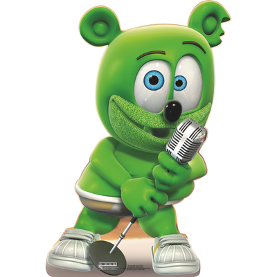 Green Gummy Bear Cardboard Cutout