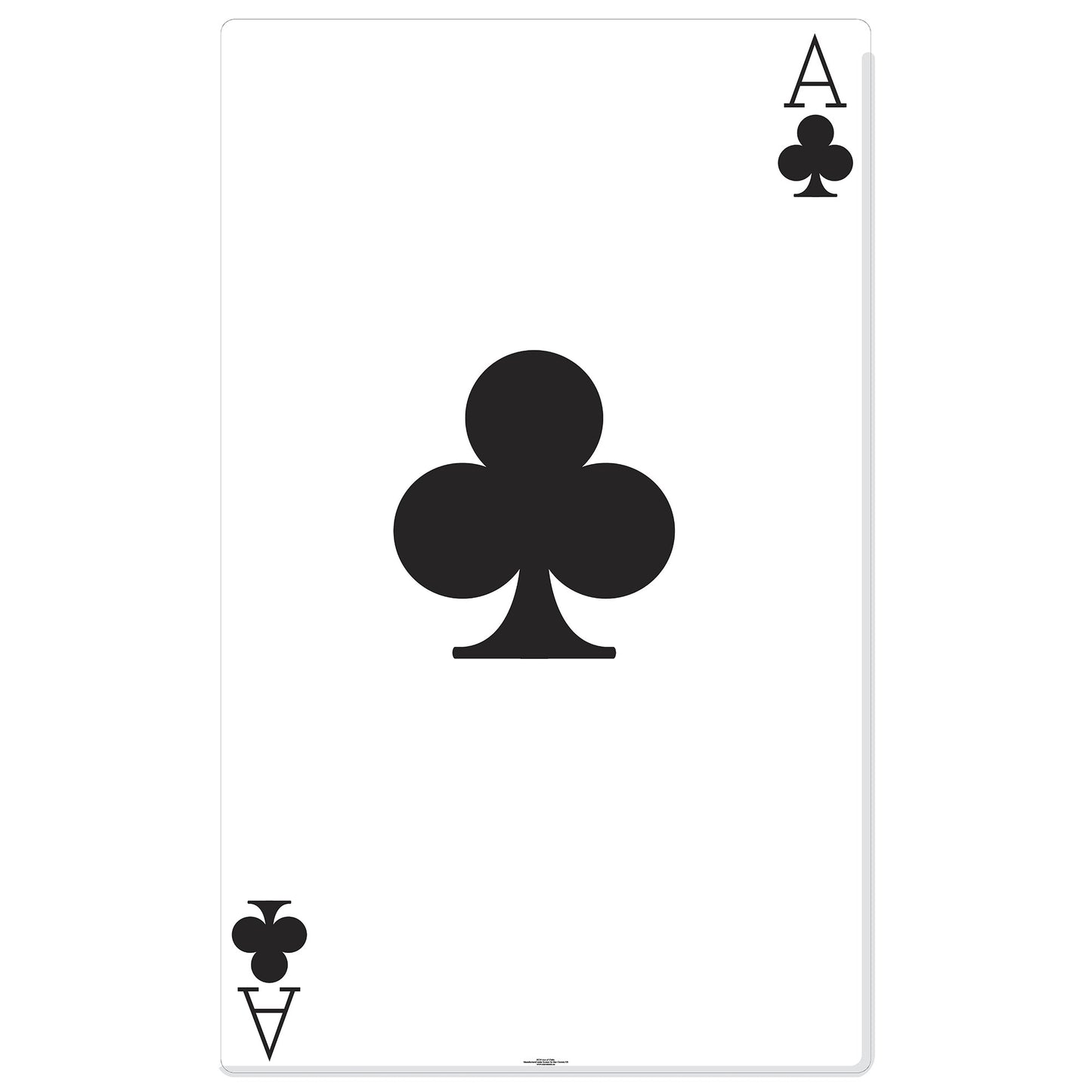 Ace of Clubs Cardboard Cutout
