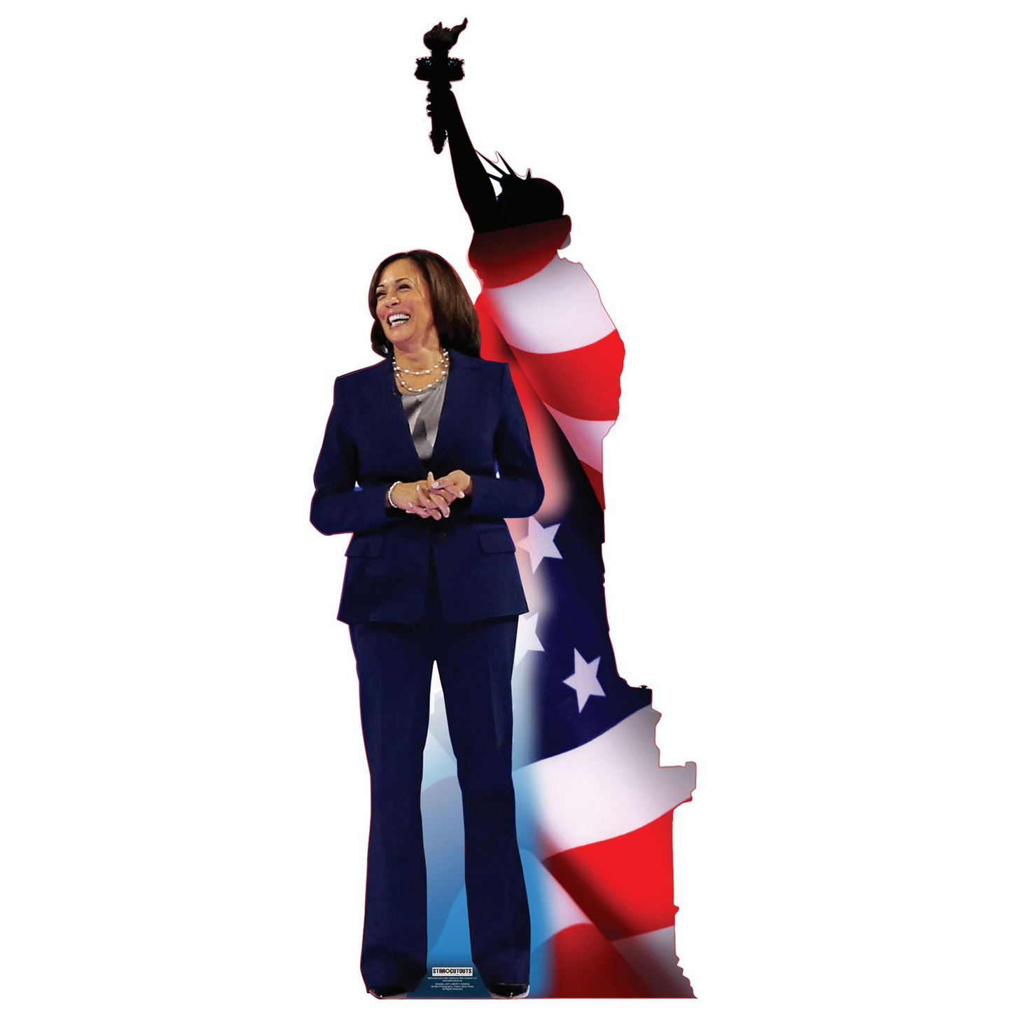 Miss Liberty Kamala Harris Cardboard Cutout