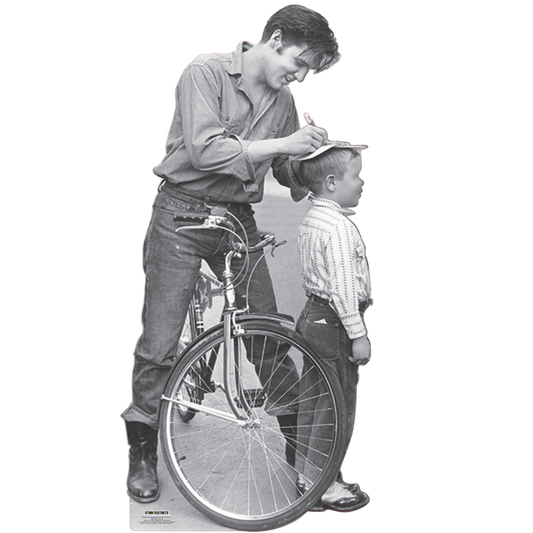 Elvis Autograph Cardboard Cutout