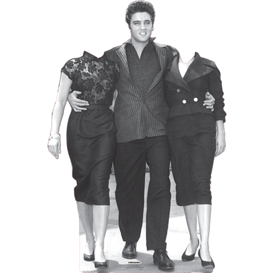 Elvis Stand-In 2 Women Cardboard Cutout