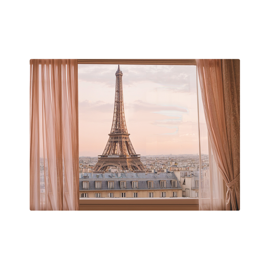 Standing in Paris Cardboard Cutout