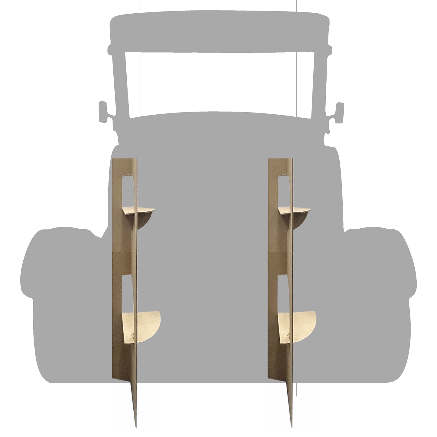 Model T Coupe Front view Cardboard Cutout