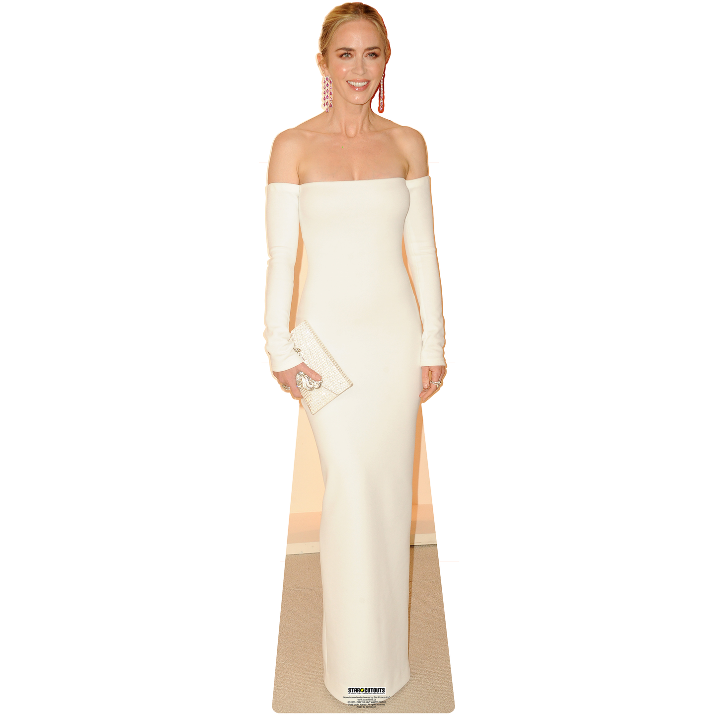 Emily Blunt White Gown Cardboard Cutout Standee Standup